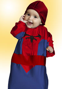 disfraces para bebes, spiderman