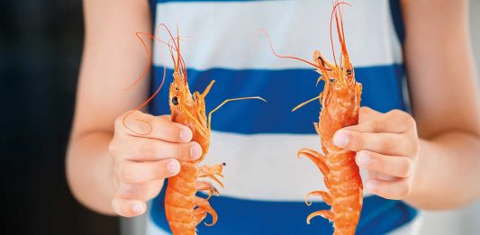 El marisco en la alimentación infantil