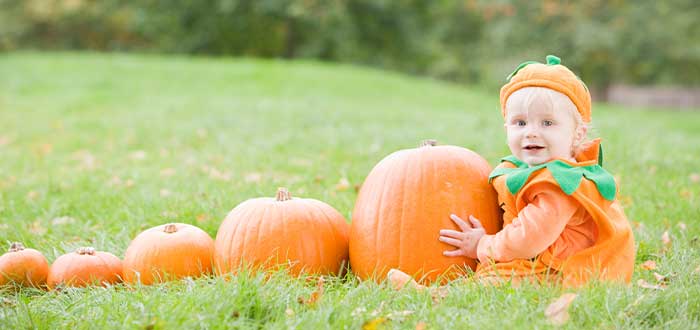 ideas de disfraces para bebes calabaza