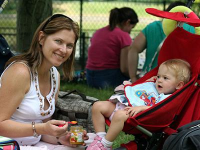 En verano es una gran idea preparar jornadas al aire libre con tu bébe